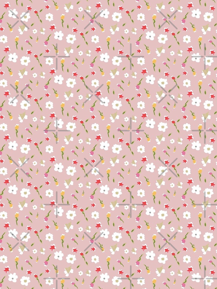 Spring Flowers in Rose by blackmagedark