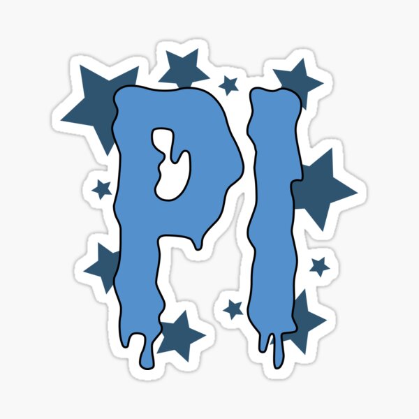 Pi Greek Letter Sticker