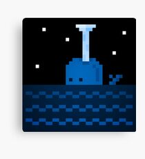 Whale Games Canvas Print