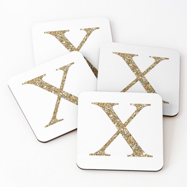 Item preview, Chi/X Gold Sparkle Letter designed and sold by ansacree.