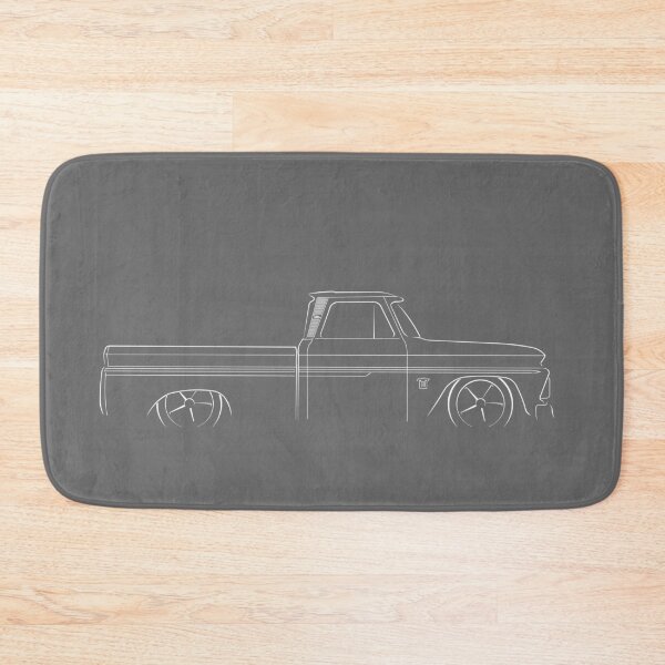Item preview, C-10 Fleetside Pickup - white stencil, profile designed and sold by mal-photography.