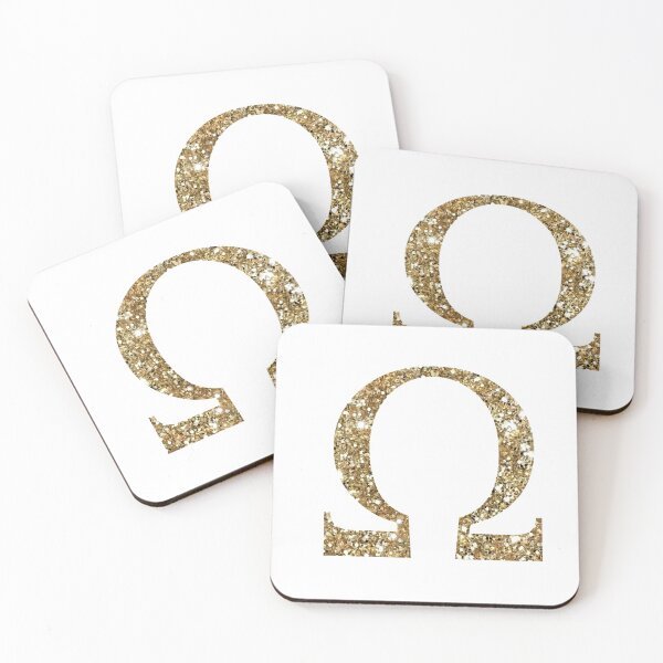 Item preview, Omega Gold Sparkle Letter designed and sold by ansacree.