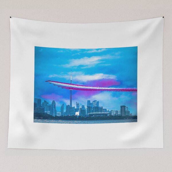 Item preview, RAF Red Arrows with Cn Tower designed and sold by Annariaart.