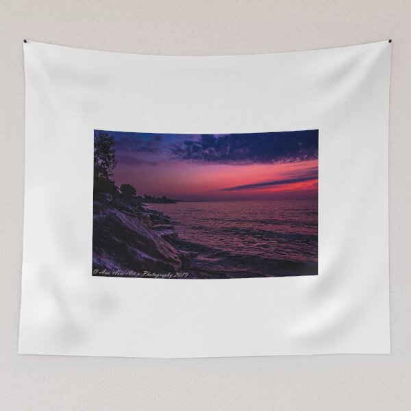 Item preview, Purple Lake Sunrise Scene designed and sold by Annariaart.