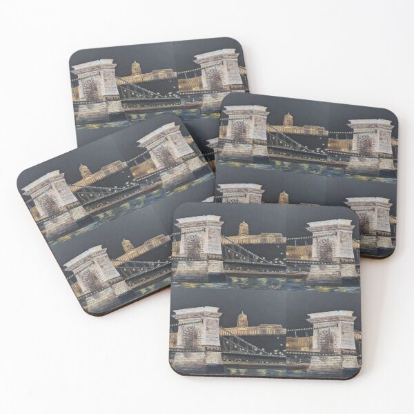 Item preview, Buda Castle and Chain Bridge designed and sold by Art by Judy Jones.