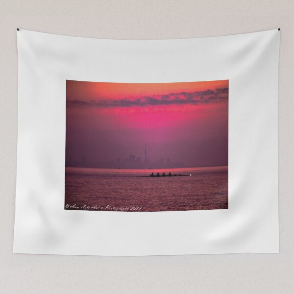 Item preview, Toronto CnTower Sunrise Rowers designed and sold by Annariaart.