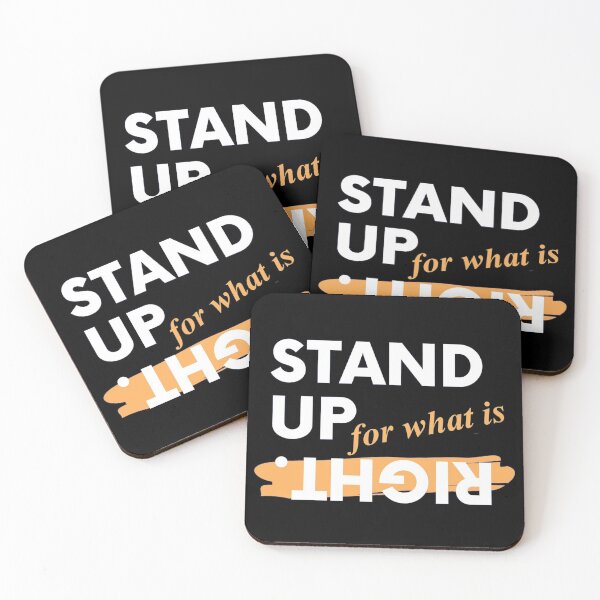 Item preview, Stand Up For What is Right T-shirt, Make a statement Tee Shirt designed and sold by huckleberrytees.