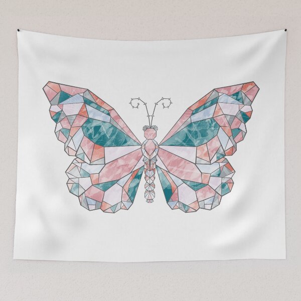 Item preview, Stained Geometric Butterfly designed and sold by TapestryDesigns.