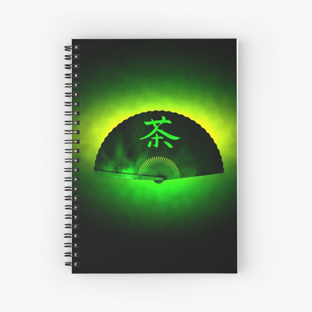 Green tea Spiral Notebook