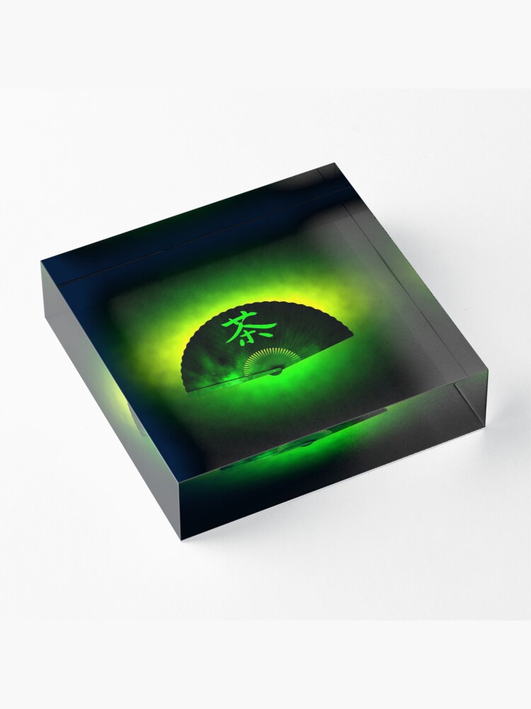 Alternate view of Green tea Acrylic Block