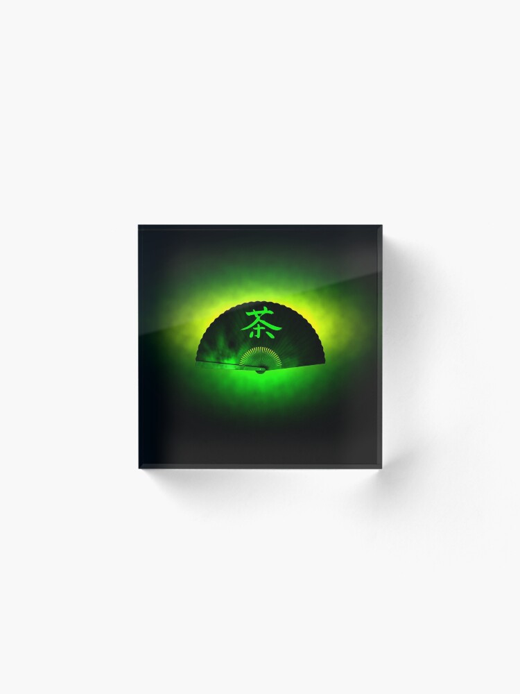 Alternate view of Green tea Acrylic Block