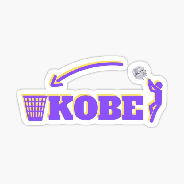 Chemise Kobe Trashcan Sticker