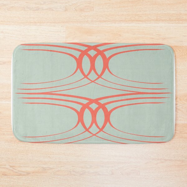Item preview, Mara Peach on Seafoam designed and sold by ErinLP.