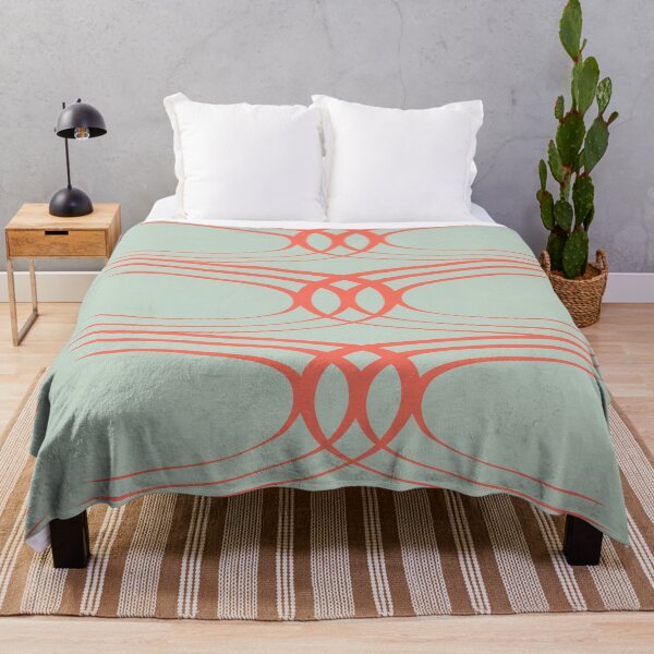 Item preview, Mara Peach on Seafoam designed and sold by ErinLP.
