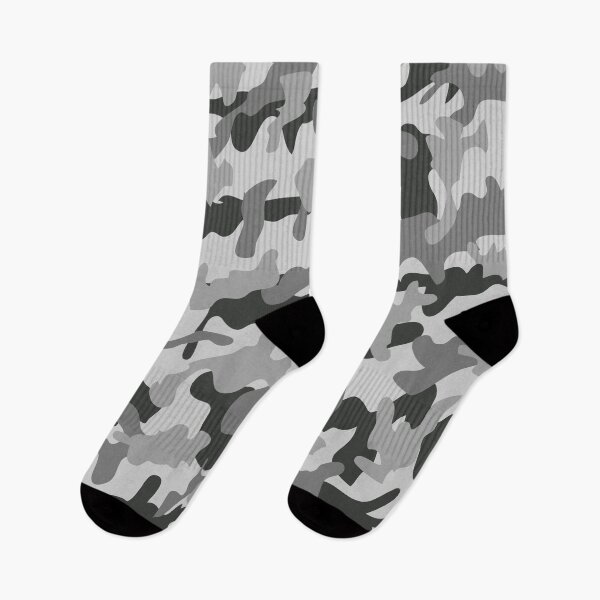 Item preview, Gray Camouflage Pattern in Gray Shades and Black designed and sold by ShopieHome.