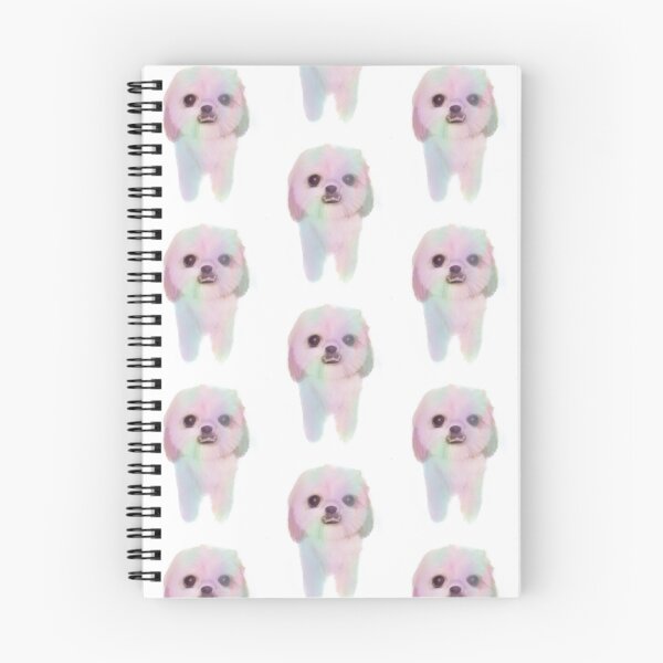Item preview, Rainbow Bichon Shihtzu Puppy designed and sold by PaintingbyAgnes.