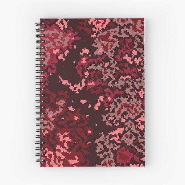 Item preview, Red Camouflage Digital Cloud Pattern in Red Shades and Pink designed and sold by ShopieHome.