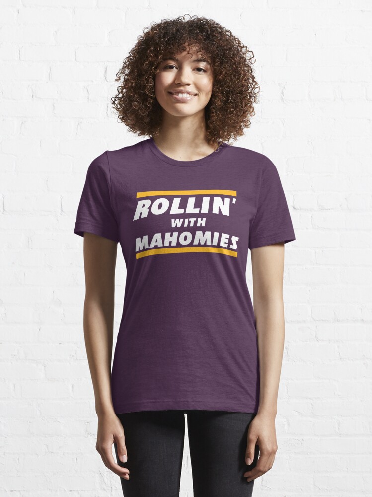 Rolling With Mahomes Tshirt Women Mahomes Womens Shirt