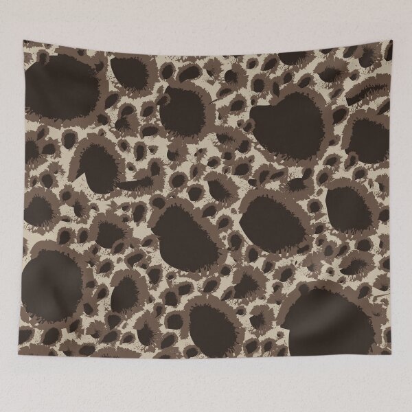 Item preview, Brown Camouflage Rounded Shapes Digital Pattern in Brown Shades designed and sold by ShopieHome.