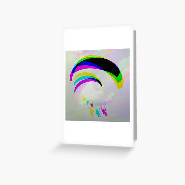 Parapente Carte de vœux