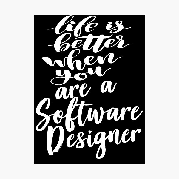 Artikel-Vorschau von Das Leben ist besser, wenn Sie Softwaredesigner sind, designt und verkauft von ProjectX23.