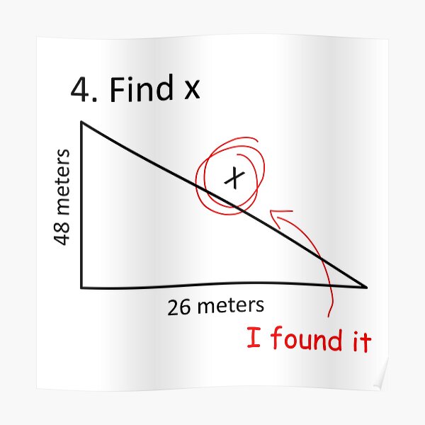 "Find X Memes Funny I Found it" Poster by FealHerion Redbubble