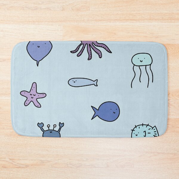 Item preview, Cute Sea Creatures Coloured designed and sold by meaghanelizabth.