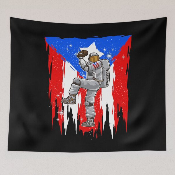 Item preview, Puerto Rican Astronaut Plays Baseball - Boricua designed and sold by anziehend.