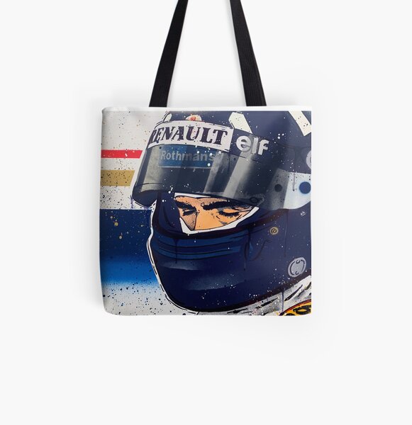 Damon Hill - Williams F1 graffiti painting by DRAutoArt All Over Print Tote Bag