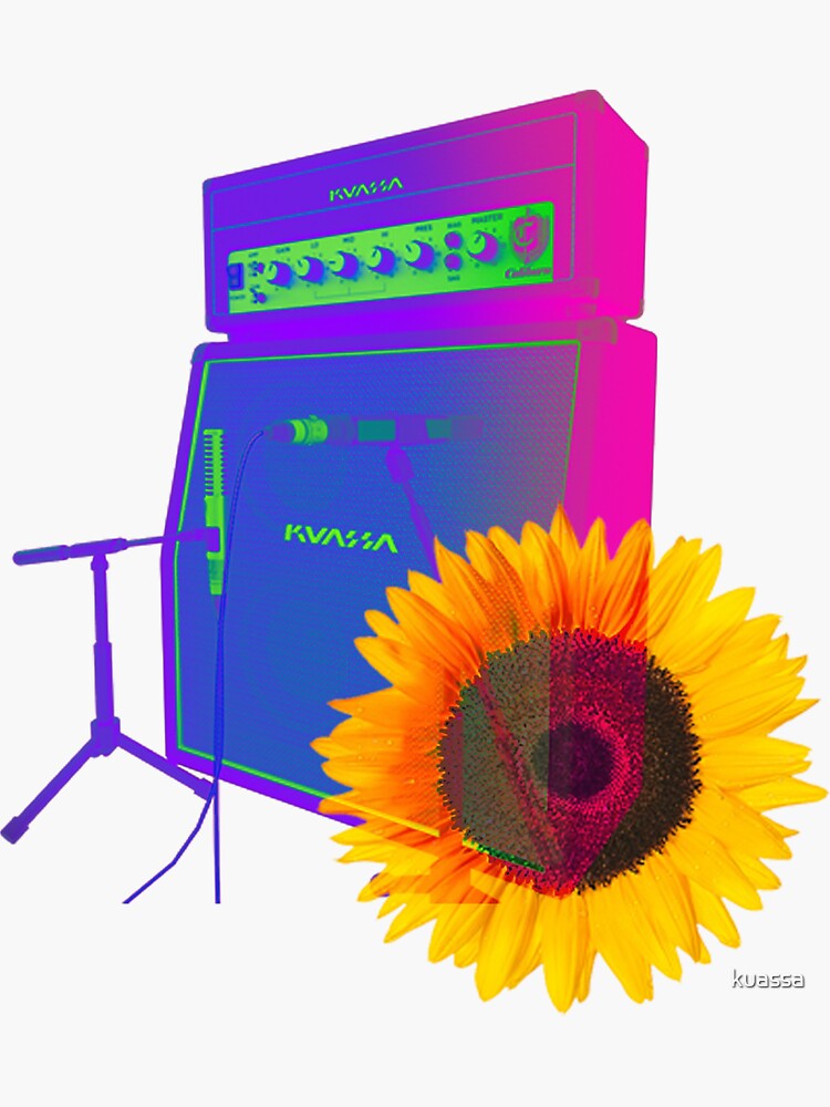 Thumbnail 3 of 3, Sticker, Sunflower Caliburn designed and sold by kuassa.