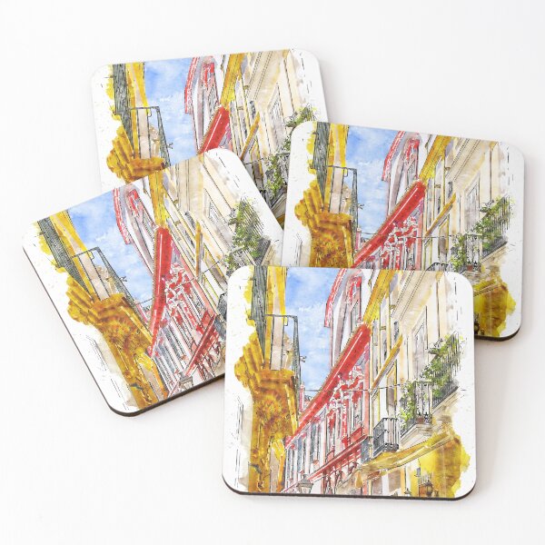 Item preview, Seville, the colorful streets of Spain designed and sold by AM FineArtPrints.