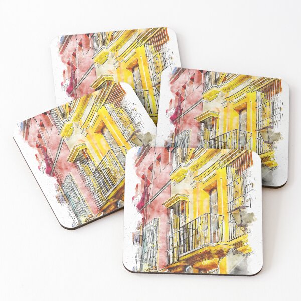 Item preview, Seville, the colorful streets of Spain designed and sold by AM FineArtPrints.