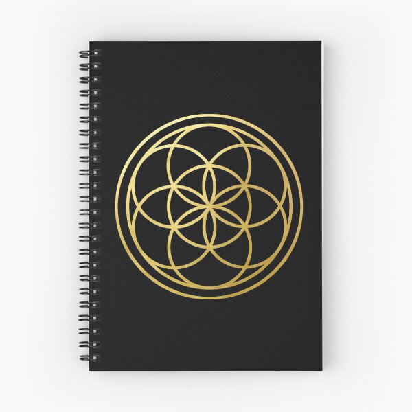 Item preview, The Seed of life gold sacred geometry mandala esoteric symbol flower of life designed and sold by Michallandsberg.