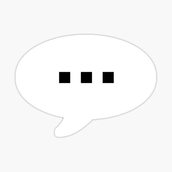 Awkward Silence Sticker