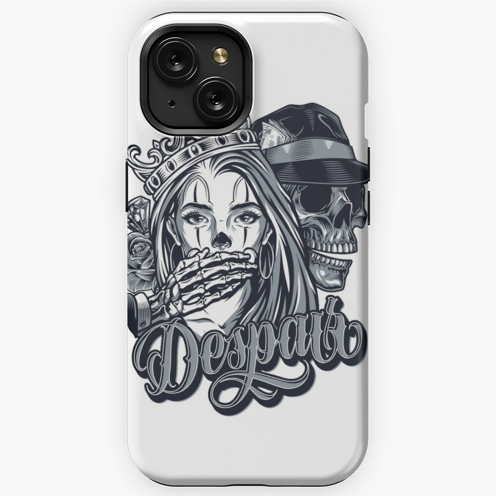 Elvis skull musician tattoo Phone Case - TeeHex