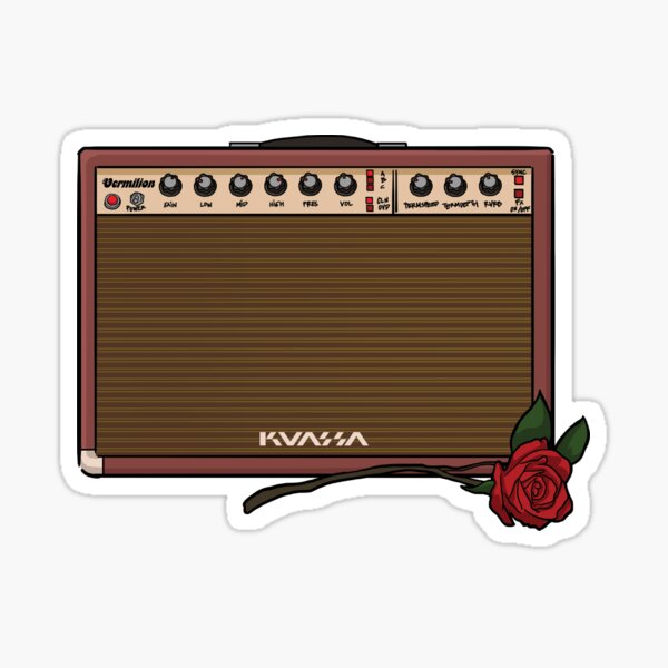 Flower Vermilion Sticker