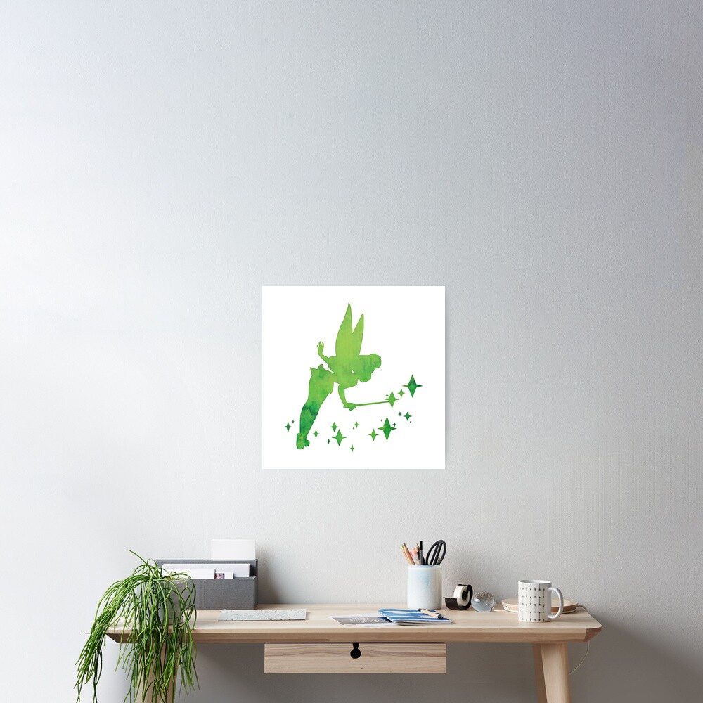 Canvas Tinker Bell Tink Walt Disney Fairy Home Decor Art Print Poster