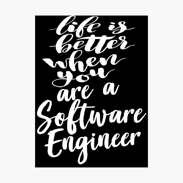 Artikel-Vorschau von Das Leben ist besser, wenn Sie ein Software-Ingenieur sind, designt und verkauft von ProjectX23.