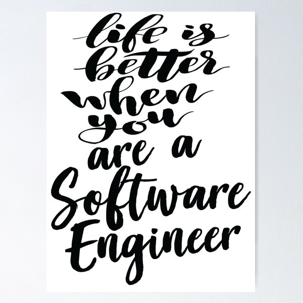Artikel-Vorschau von Das Leben ist besser, wenn Sie ein Software-Ingenieur sind, designt und verkauft von ProjectX23.