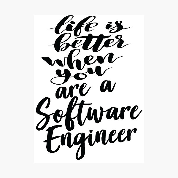 Artikel-Vorschau von Das Leben ist besser, wenn Sie ein Software-Ingenieur sind, designt und verkauft von ProjectX23.