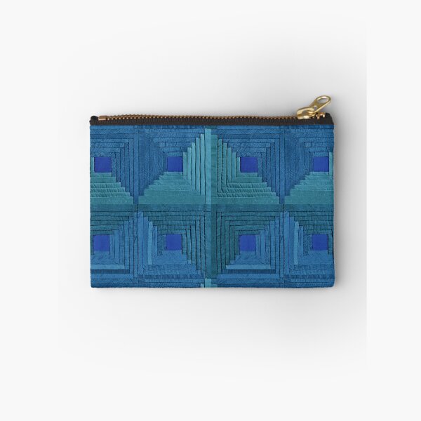 Item preview, Antique Log Cabin Quilt Block Artwork. designed and sold by FuzzyHoney.