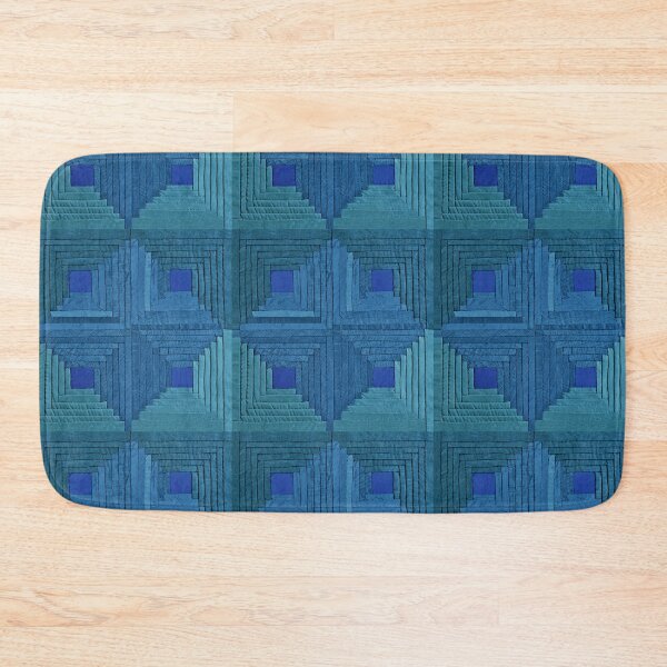 Item preview, Antique Log Cabin Quilt Block Artwork. designed and sold by FuzzyHoney.