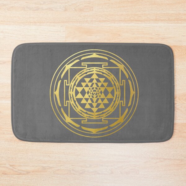 Item preview, The Sri Yantra gold sacred geometry mandala esoteric protection symbol Celtic  designed and sold by Michallandsberg.