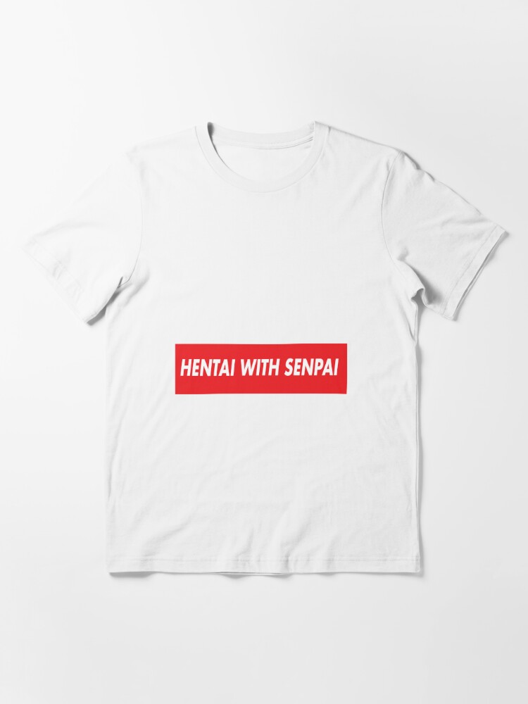 Senpai best sale supreme shirt