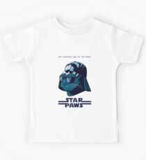 Darth Kitty - Imperial blue Kids Tee