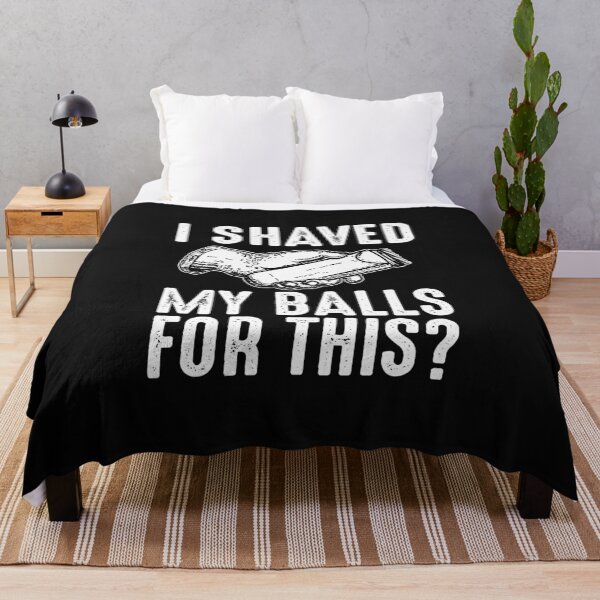 Item preview, I Shaved My Balls For This Funny Adult Humor Quote designed and sold by alenaz.