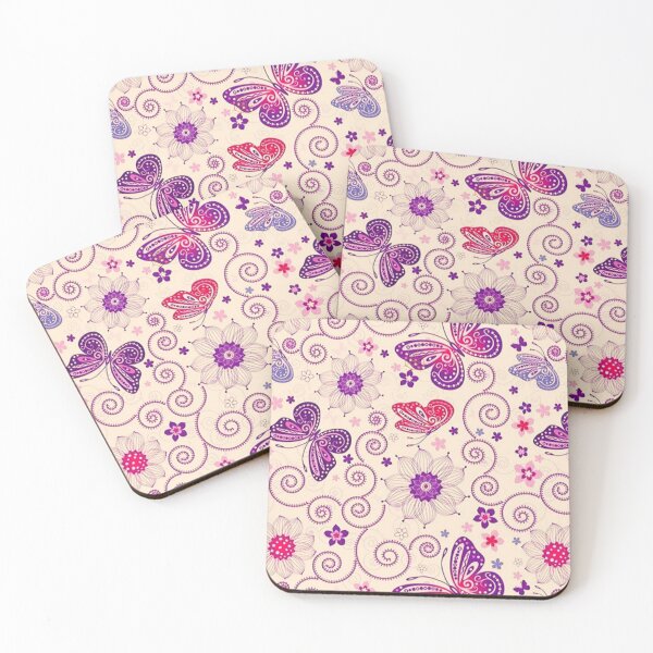 Item preview, Arabesque butterflies and flowers designed and sold by Medly.