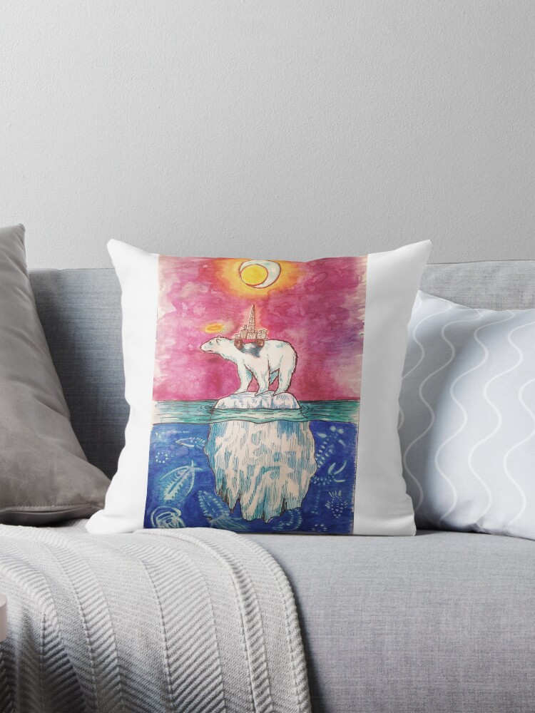 Item preview, Throw Pillow designed and sold by zeegreeable.