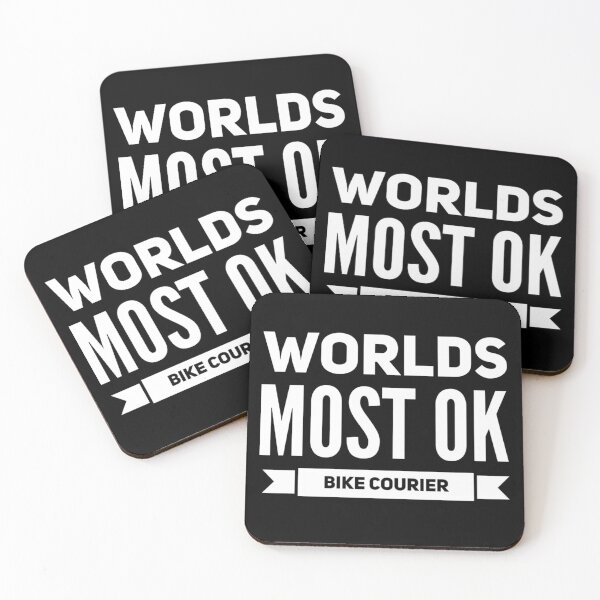 Item preview, Worlds Most OK Bike Courier designed and sold by juvajay.