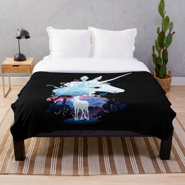 A Magical Forest Throw Blanket